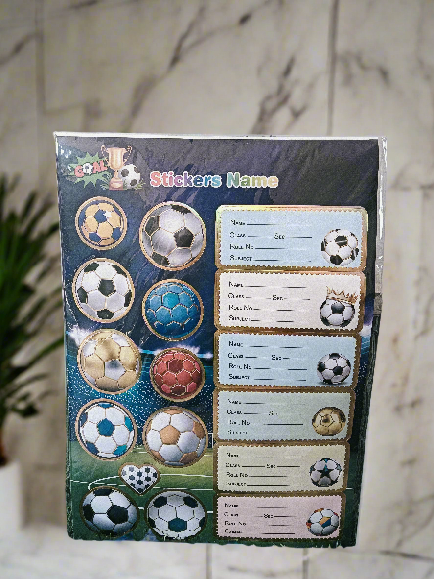 Soccer Name Slip with Sticker